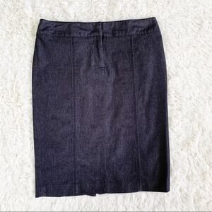 WILLI SMITH Black Cotton Blend Denim Pencil Skirt size 10